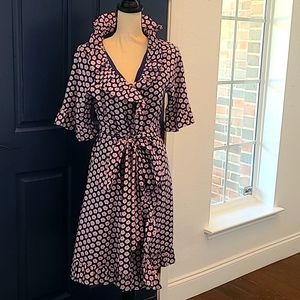 Elizabeth Wilson Designs Wrap Dress L